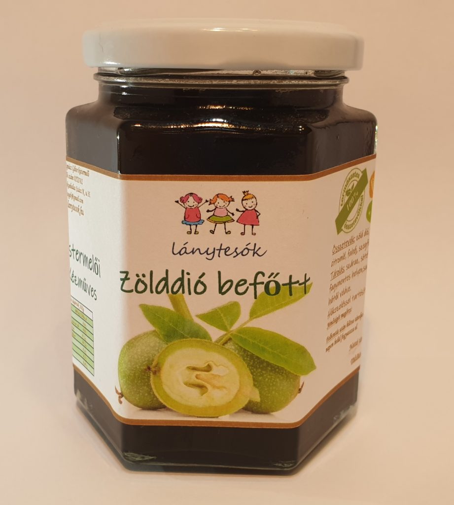 zöld dióbefőtt